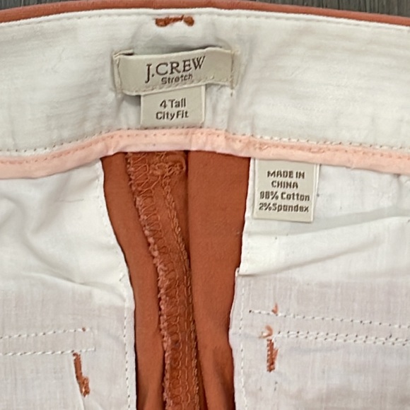 J.Crew City Fit Stretch Pant Size 4 Tall - Picture 6 of 9